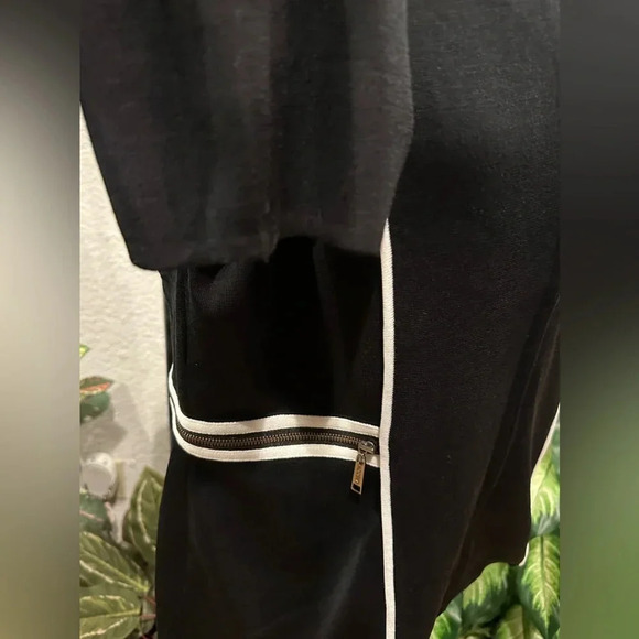 Misook black/white zip up cardigan jacket size M - Picture 6 of 9